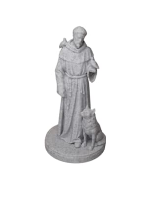 SAN FRANCISCO DE ÁCIDO POLILACTICO MARMOL 12cm