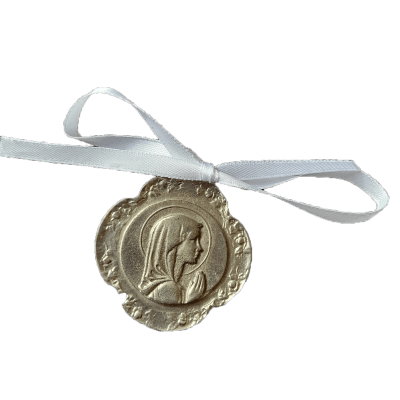 CUNERO VIRGEN NIÑA CON FLORES