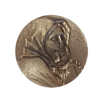 MONEDA LA VIRGEN Y EL NIÑO