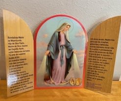 TRIPTICO VIRGEN MILGROSA