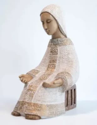 VIRGEN CAMPESINA 27CM