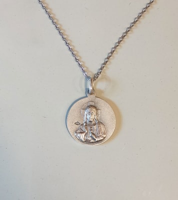 ESCAPULARIO DE PLATA 22 MM