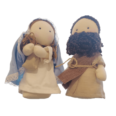 SAGRADA FAMILIA DE TRAPO 19CM