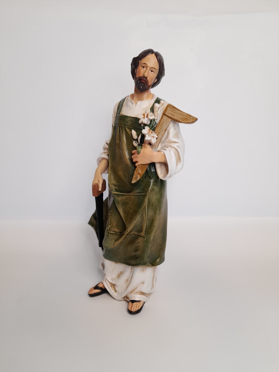 SAN JOSE OBRERO 25 CM RESINA1