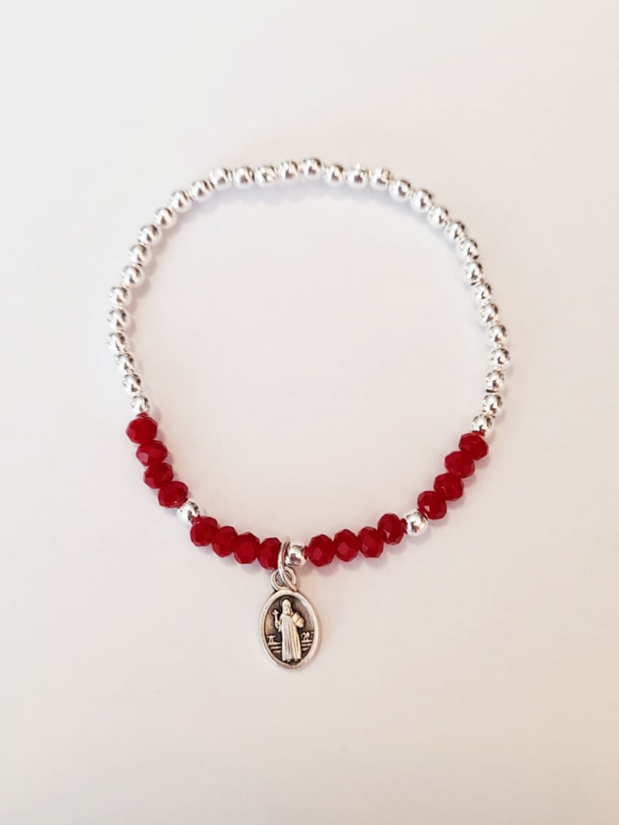 PULSERA RELIGIOSA ENCHAPADA AG/AU1