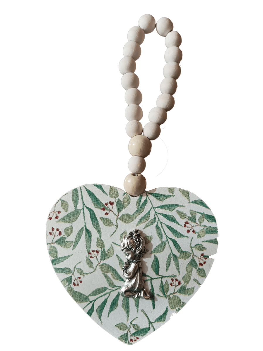 CORAZON DECCOUPAGE COLGAR 24 CM1