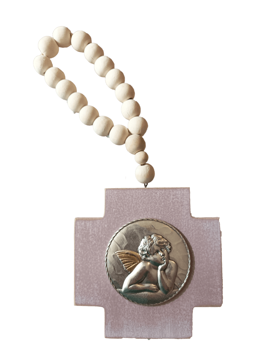 DENARIO CRUZ CUADRADA COLOR NIÑA 25CM1