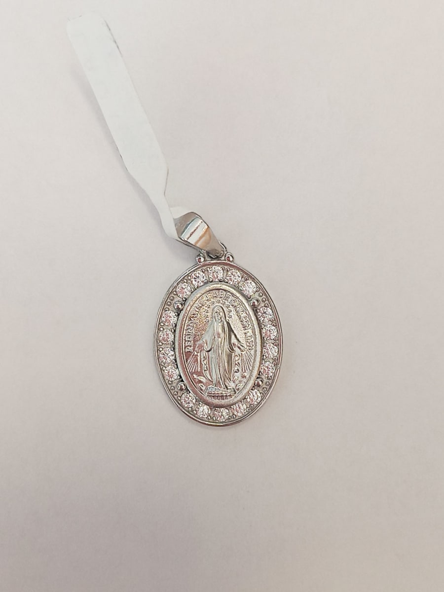 MEDALLA V.MILAGROSA PLATA CON CIRCON1