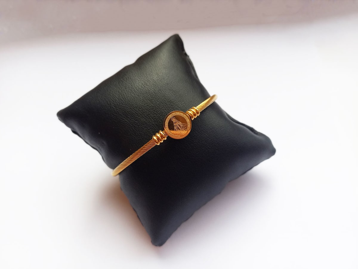 PULSERA ACERO VIRGEN MILAGROSA1