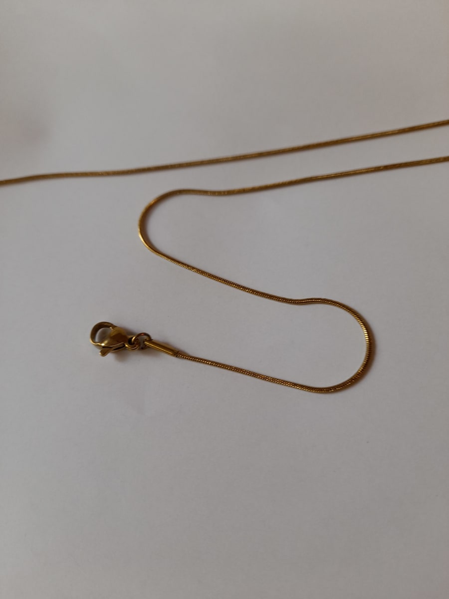 CADENA SERPIENTE DORADA AJUSTABLE2