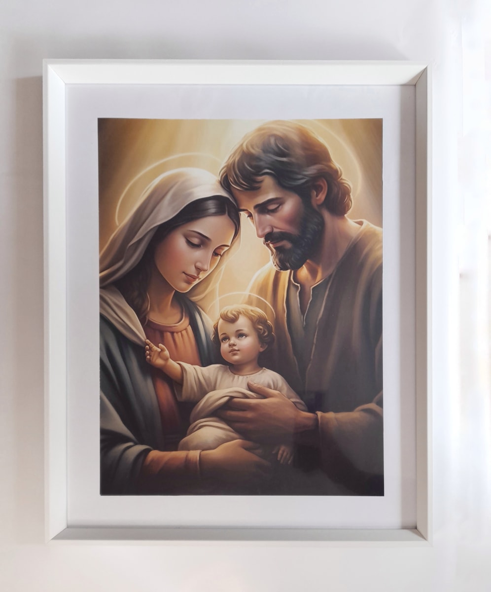 LAMINA ENMARCADA SAGRADA FAMILIA1