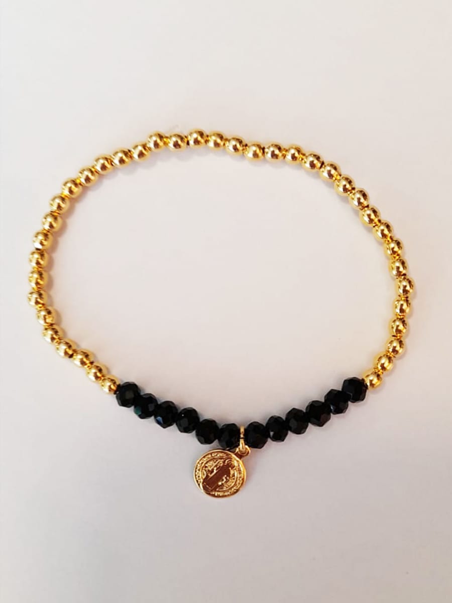 PULSERA RELIGIOSA ENCHAPADA AG/AU2
