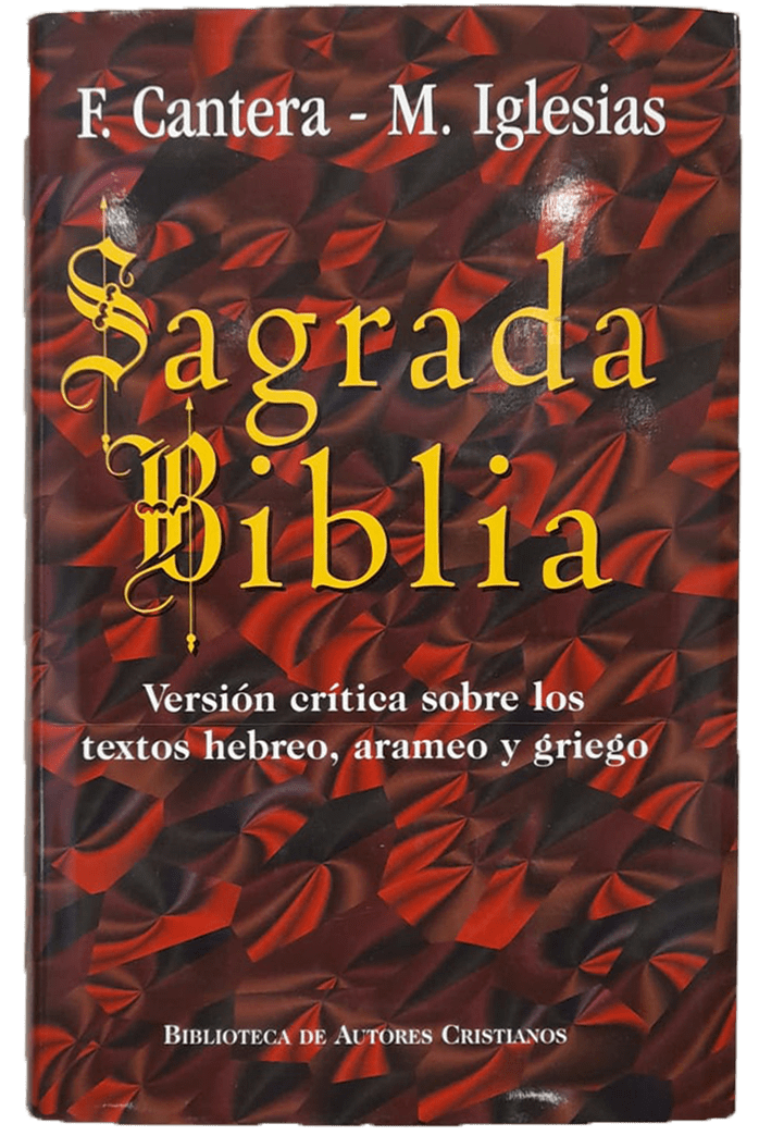 SAGRADA BIBLIA VERSION CRITICA SOBRE TEXTOS HEBREOS ARAMEOS Y GRIEGOS1