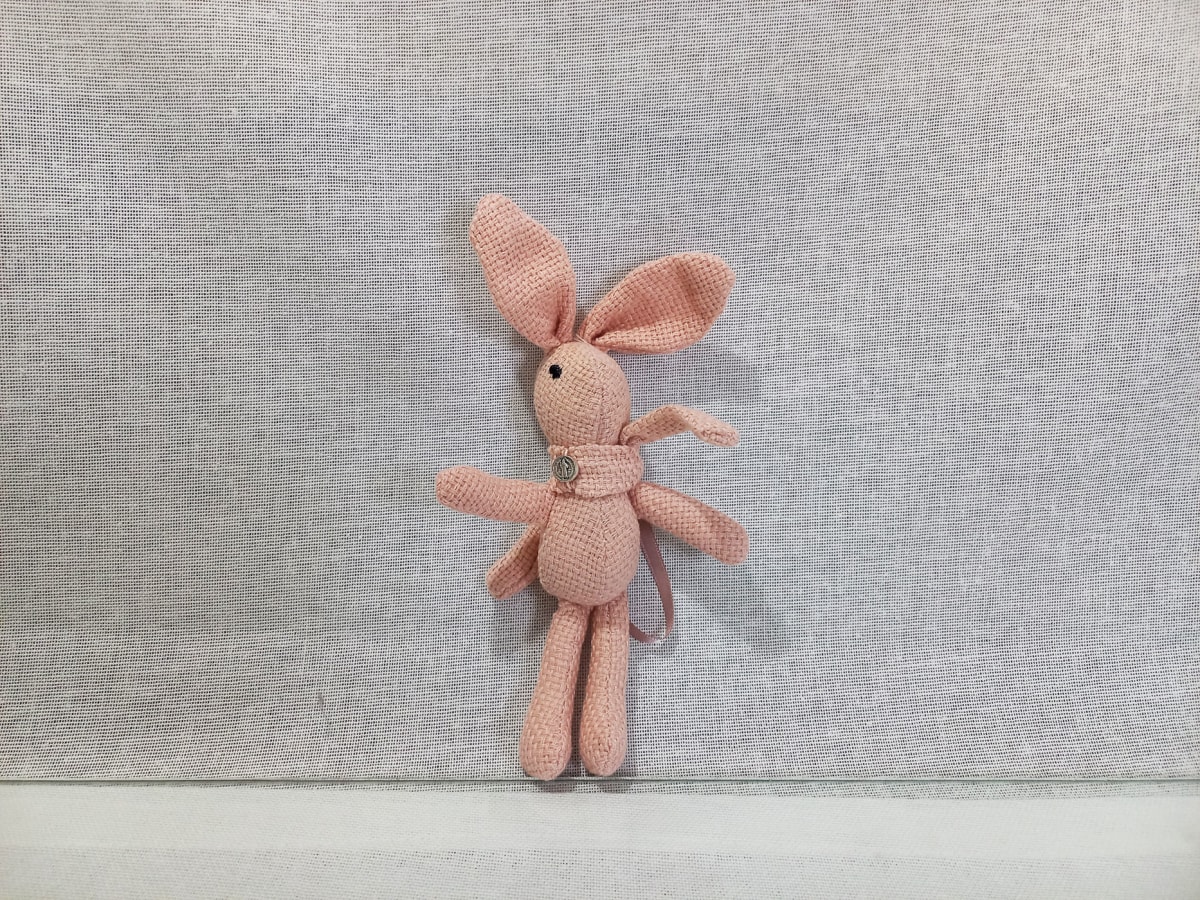 CONEJO TELA PARA COLGAR 20 CM2