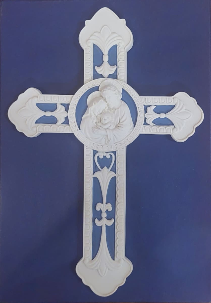 USA CRUZ DELLA ROBBIA AZUL 24,5 CM2