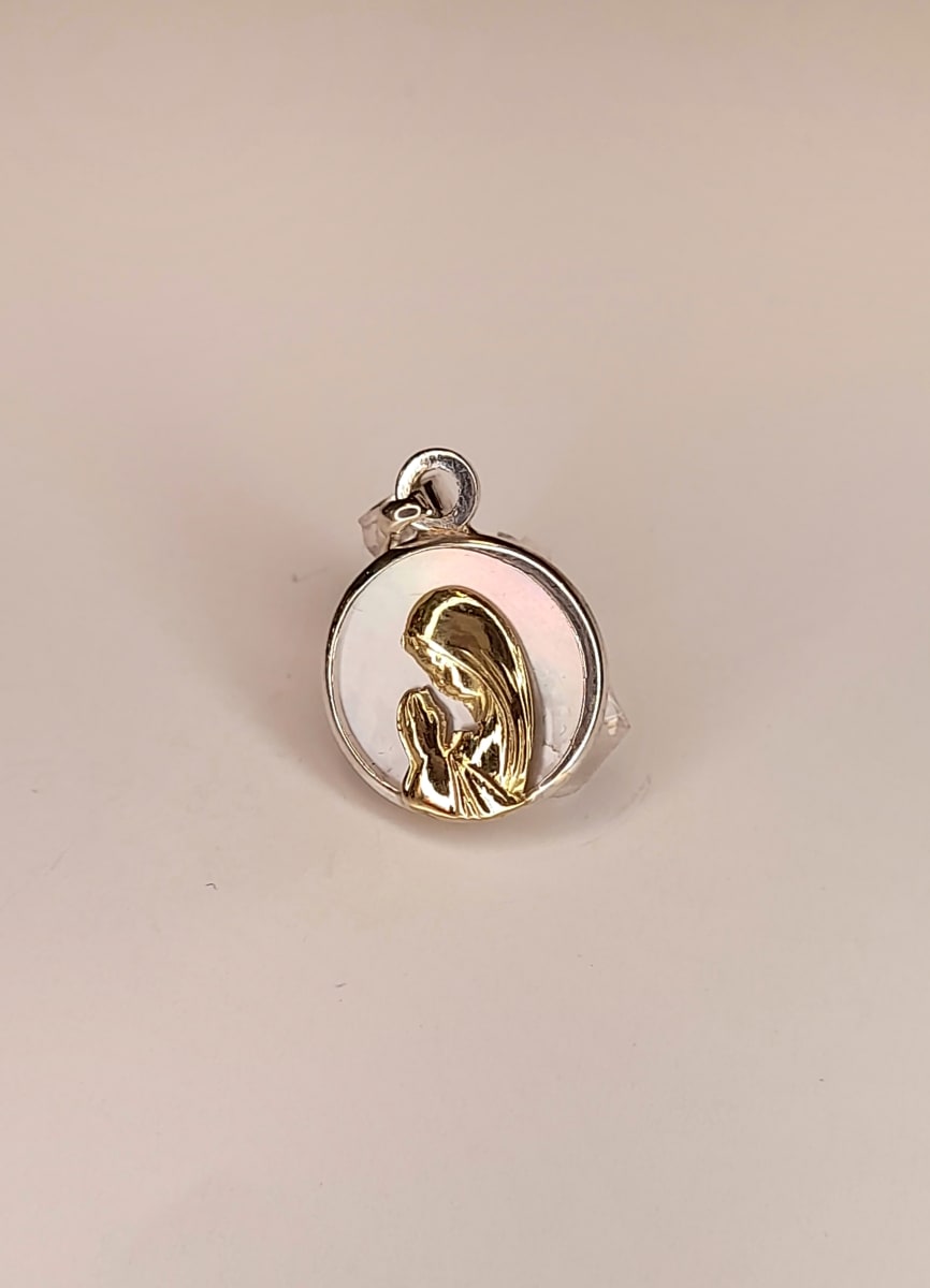 MEDALLA NACAR DUBLE 12 MM2