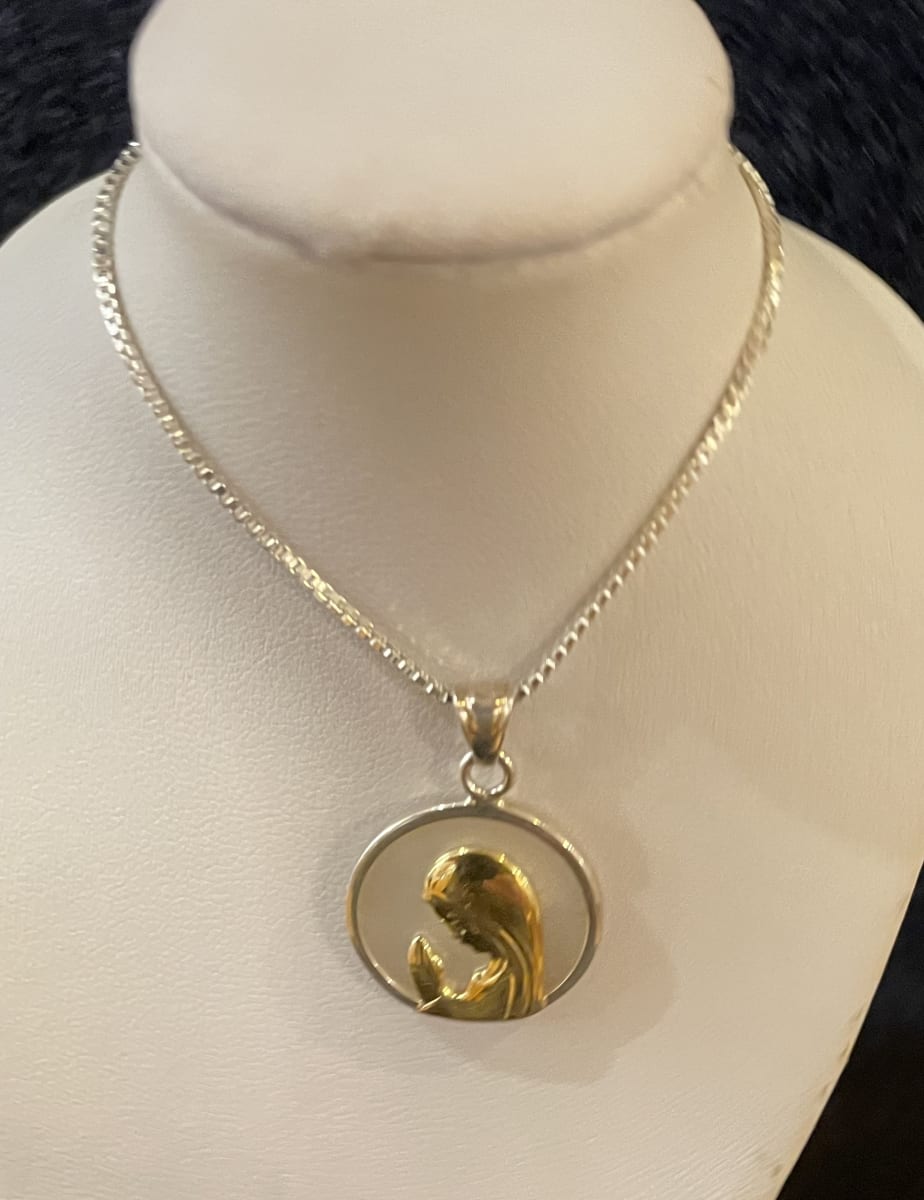 MEDALLA CRISTAL AU 12 MM2