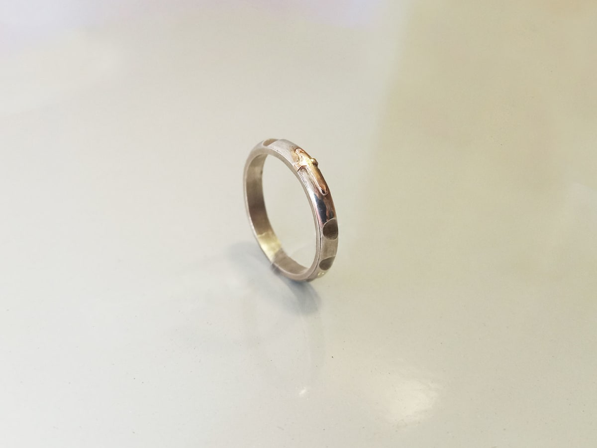 ANILLO DENARIO PLATA DE CUENTAS HUNDIDAS2