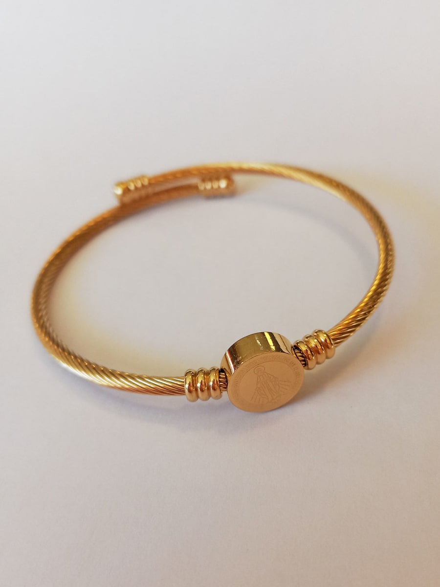 PULSERA ACERO VIRGEN MILAGROSA3