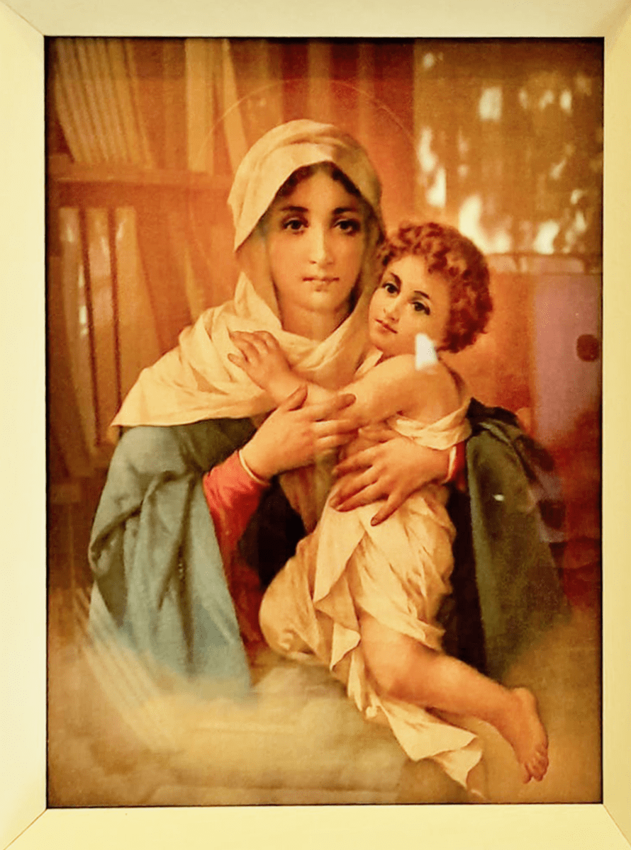 CUADRO CHAFLAN BLANCO VIRGENES1