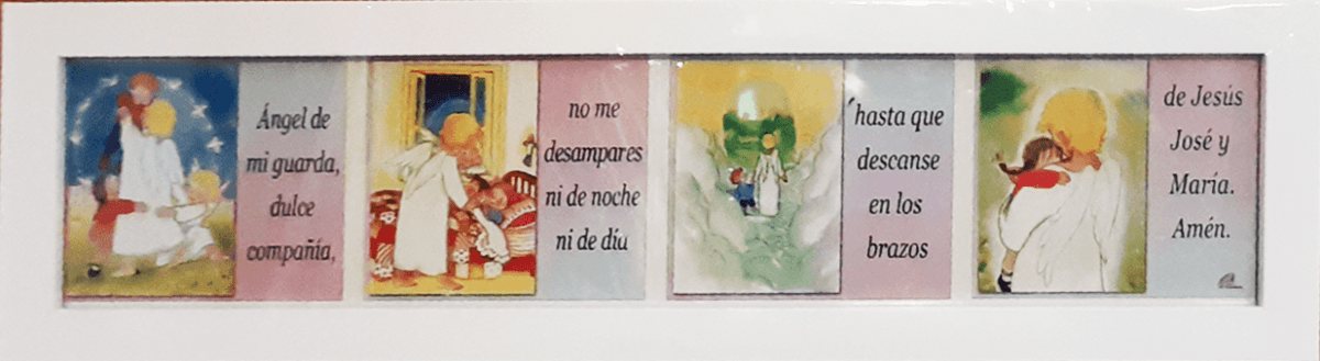 CUADRO ANGEL DE LA GUARDA 13X471