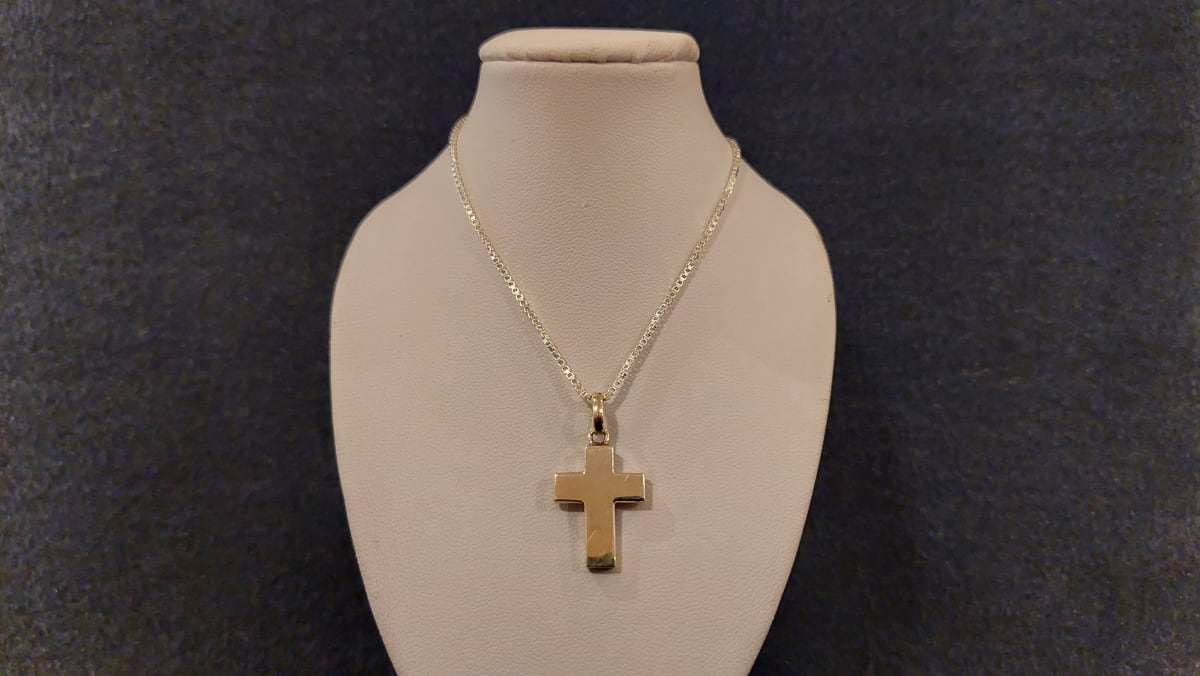 CRUZ GRUESA PLATA 18MM2