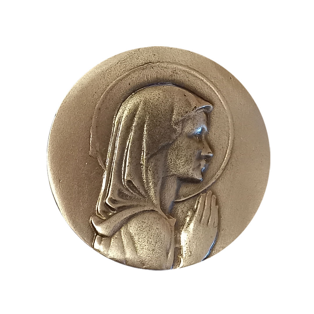 DETENTE MONEDA VIRGEN NIÑA 5,5CM1