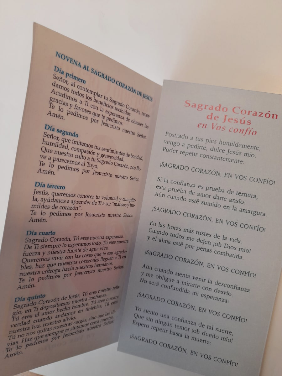 NOVENA DE LA CONFIANZA AL SAGRADO CORAZON DE JESUS2