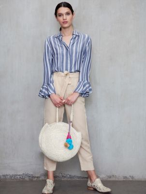 BLUSA RAYAS MANGA PLATO BLUSA RAYAS MANGA PLATO