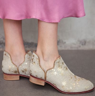 BOTIN CUERO DORADO BOTIN CUERO DORADO