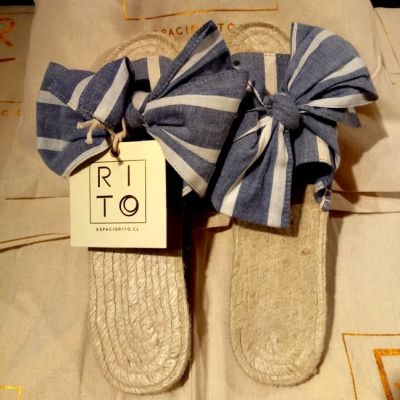 COTTON SHOES STRIPE DENIM COTTON SHOES STRIPE DENIM
