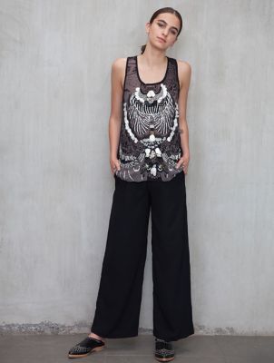 PANTALON ANCHO LISO PANTALON ANCHO LISO