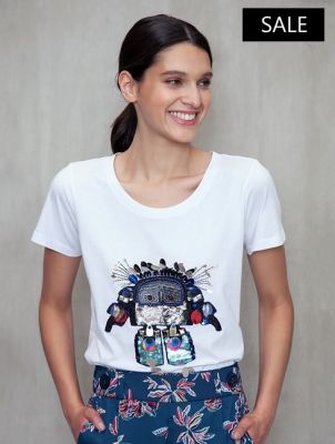 POLERA BORDADO ROBOT POLERA BORDADO ROBOT