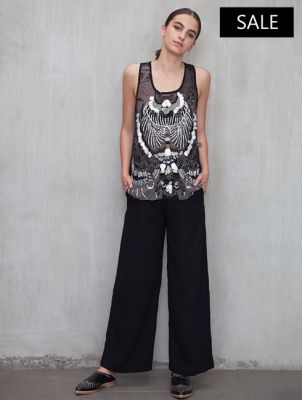 PANTALON ANCHO LISO PANTALON ANCHO LISO