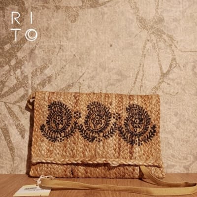 HANDMADE YUTE BAG NATURAL - CRUDO HANDMADE YUTE BAG NATURAL - CRUDO