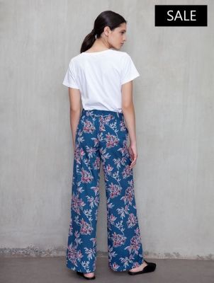 PANTALON ANCHO ESTAMPADO PANTALON ANCHO ESTAMPADO