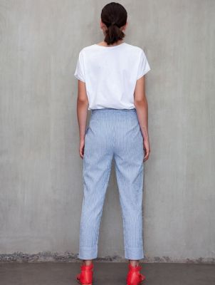 PANTALON RAYAS CON LAZO PANTALON RAYAS CON LAZO