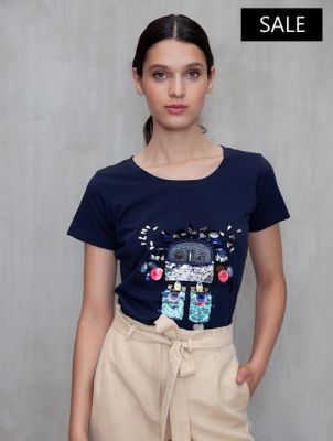 POLERA BORDADO ROBOT POLERA BORDADO ROBOT