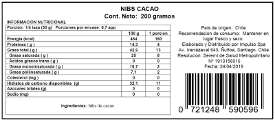 CACAO NIBS CACAO NIBS