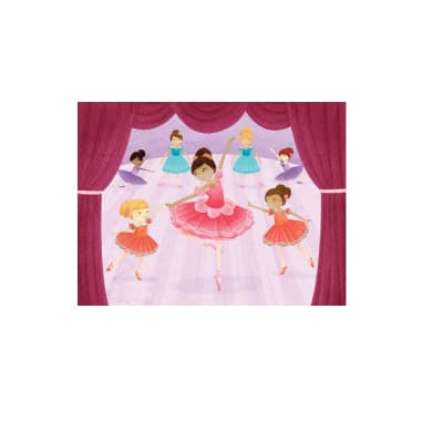 PUZZLE 12PCS EN ESTUCHE, BAILARINAS
