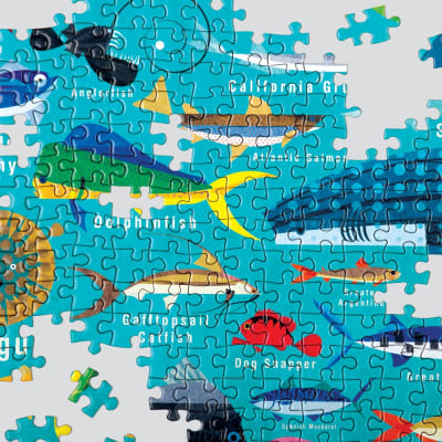 PUZZLE 1000PCS, VIDA DEL OCEANO