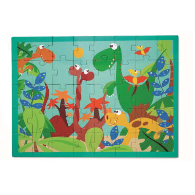 PUZZLE 40PCS, DINOSAURIOS