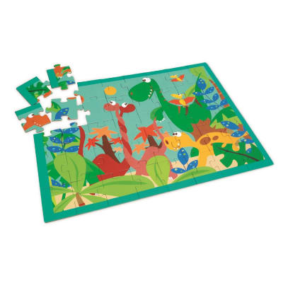 PUZZLE 40PCS, DINOSAURIOS