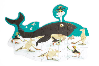 PUZZLE 60PCS CON FORMA, BALLENA
