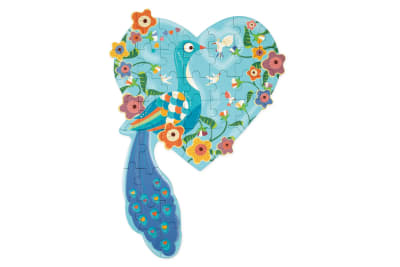 PUZZLE 40PCS CON FORMA, PAVO REAL1