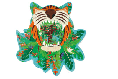 PUZZLE 59PCS CON FORMA, TIGRE