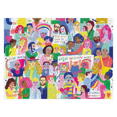 PUZZLE 1000PCS, TODOS SON BIENVENIDOS