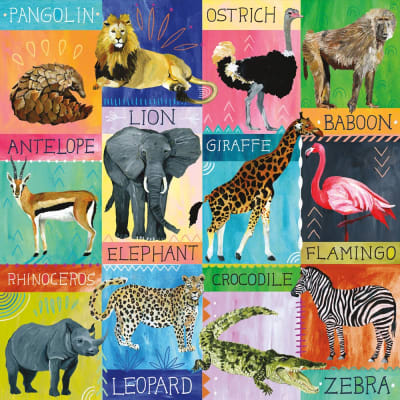 PUZZLE 500PCS, SAFARI PINTADO1