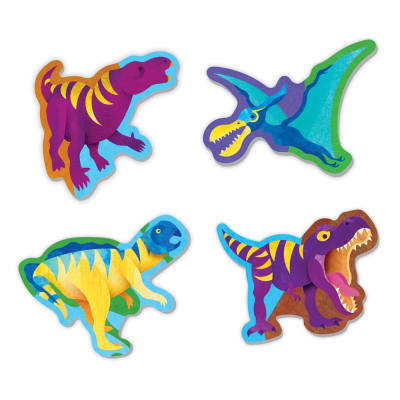 PUZZLE 80PCS, GEOGRAFIA DINOSAURIOS