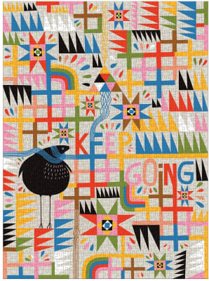 PUZZLE 1000PCS, KEEP GOING